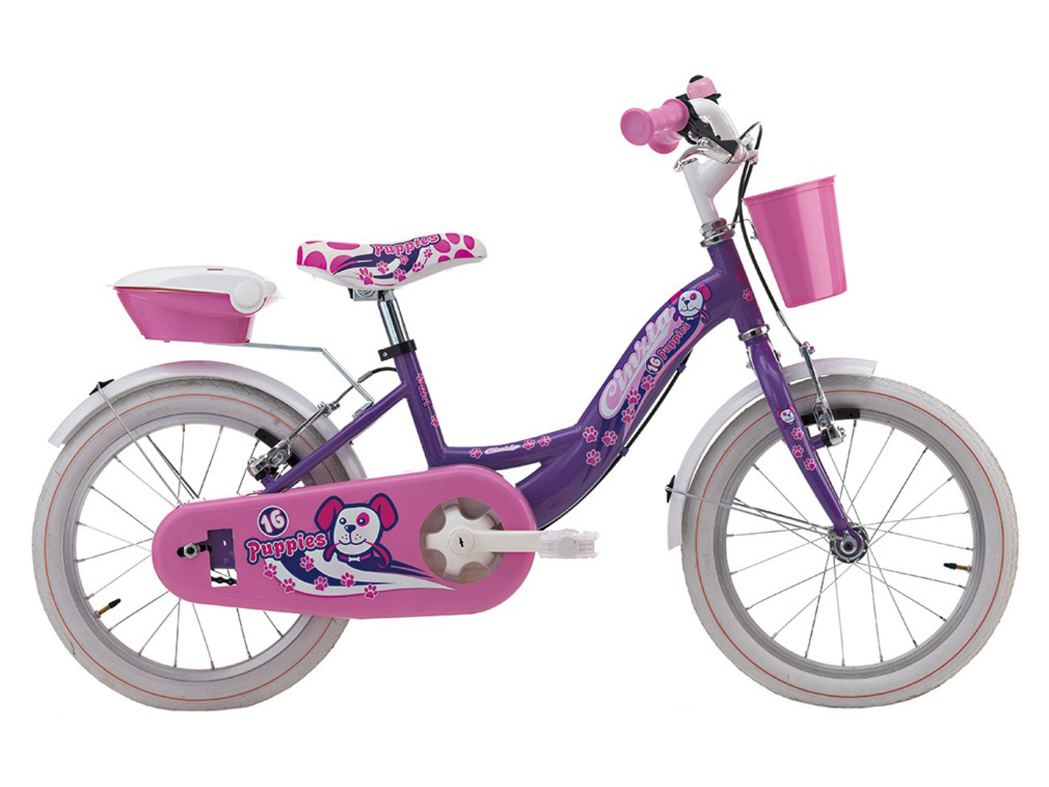 Torpado Bici Bambina Trilly 16 Steel 1V Rosa