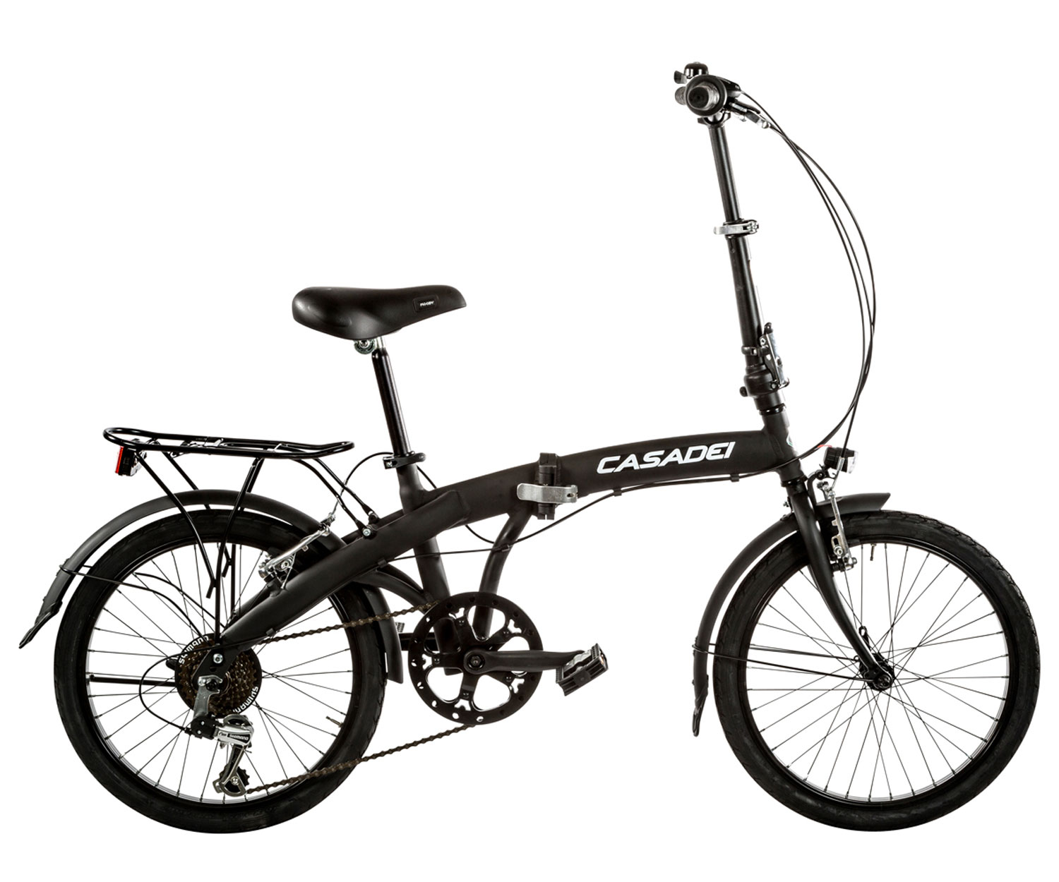 Bici Pieghevole Torpado Cayman TY21 6V Nera Opaco