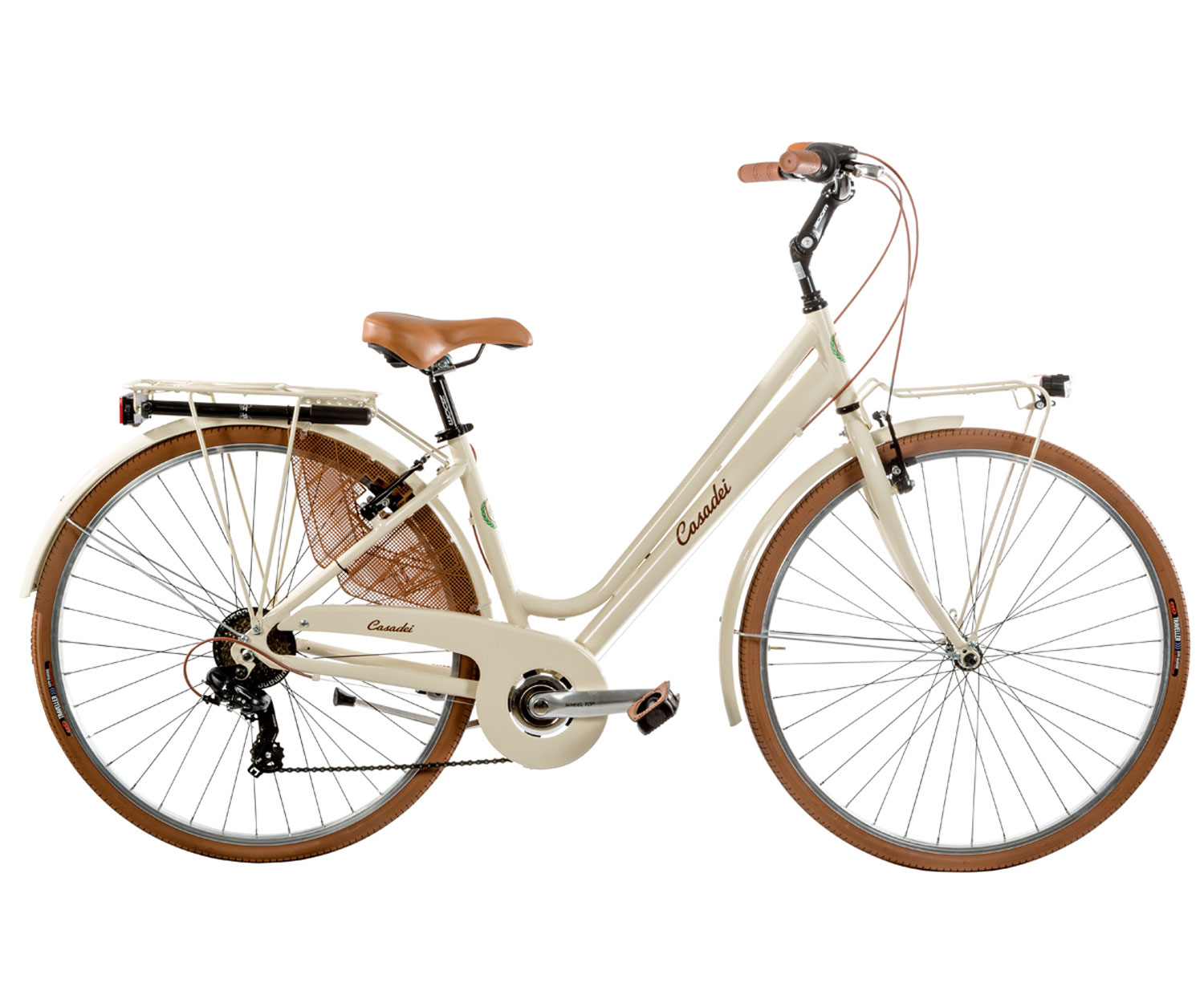City Bike Vintage Cinzia Viaggio 28 Donna 6V Tabacco